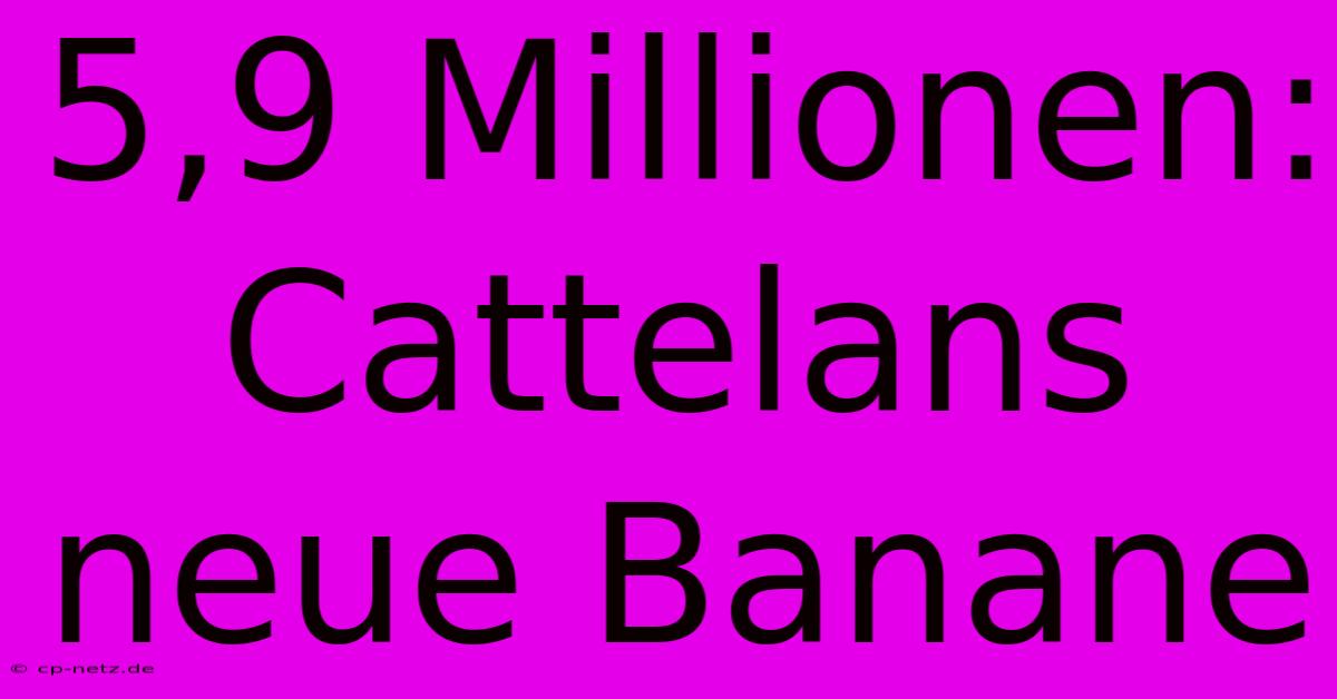 5,9 Millionen: Cattelans Neue Banane