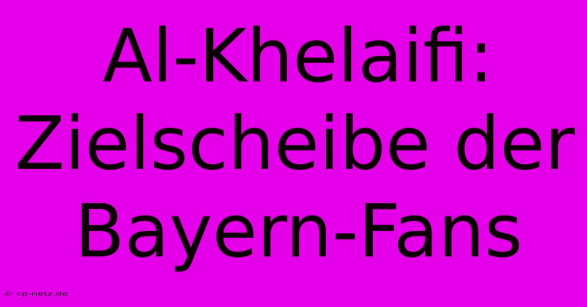 Al-Khelaifi: Zielscheibe Der Bayern-Fans