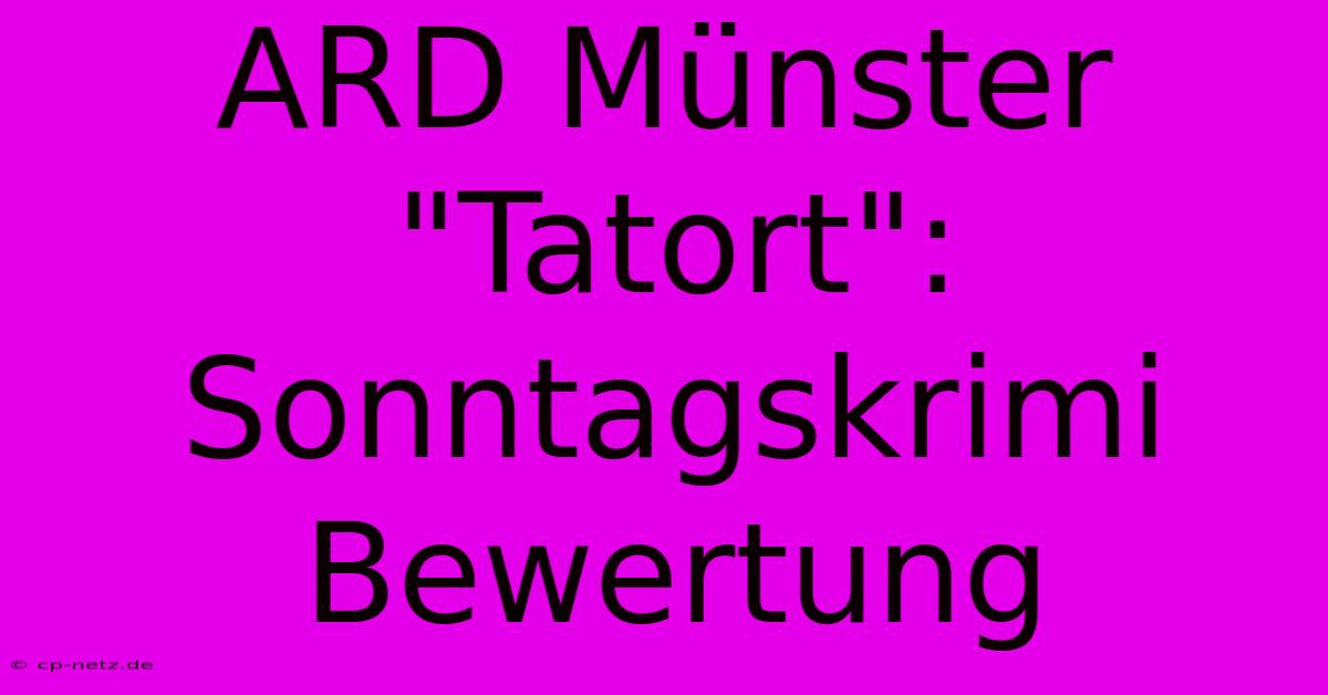 ARD Münster 