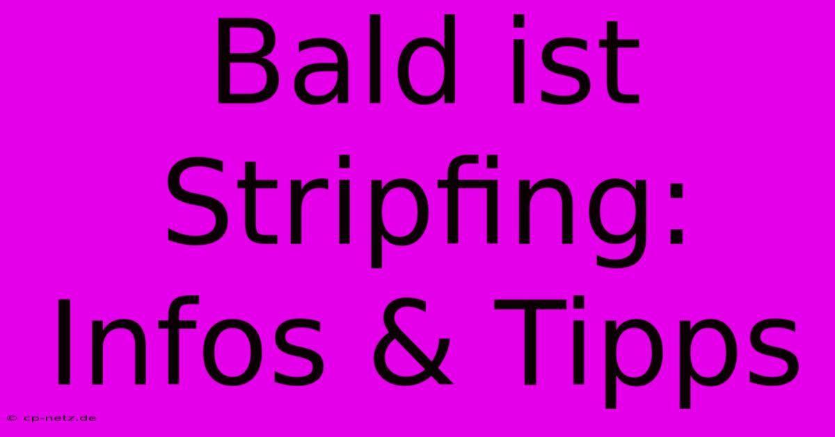 Bald Ist Stripfing: Infos & Tipps