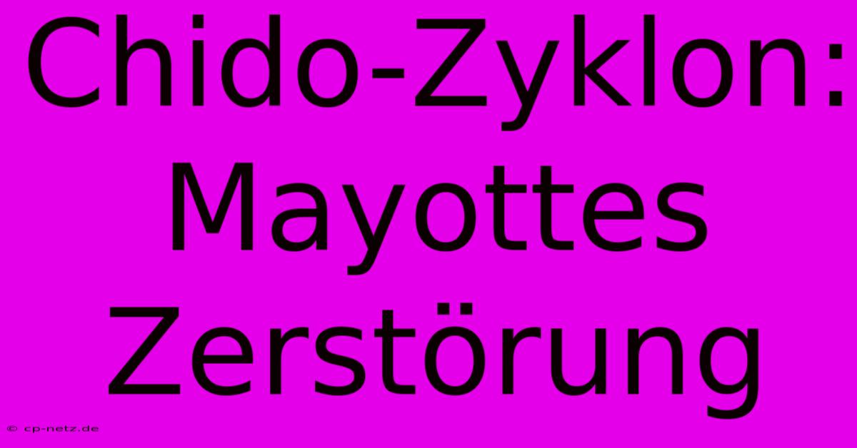 Chido-Zyklon: Mayottes Zerstörung