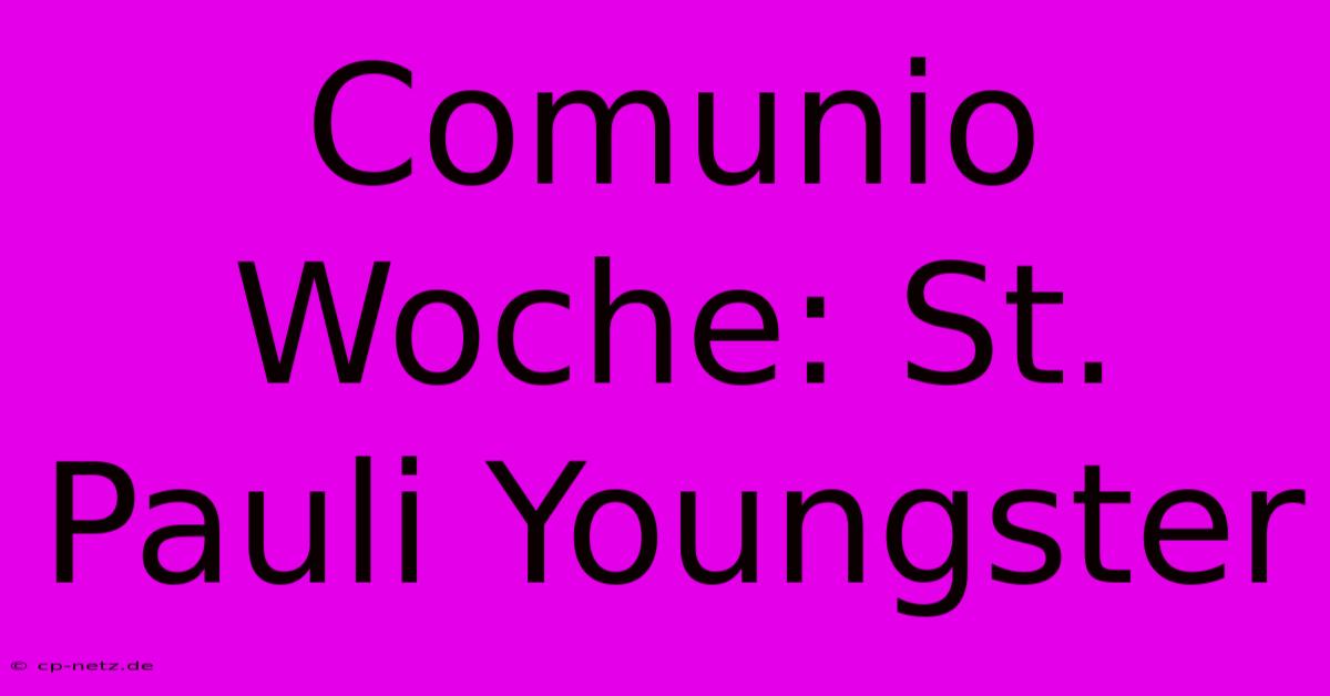 Comunio Woche: St. Pauli Youngster