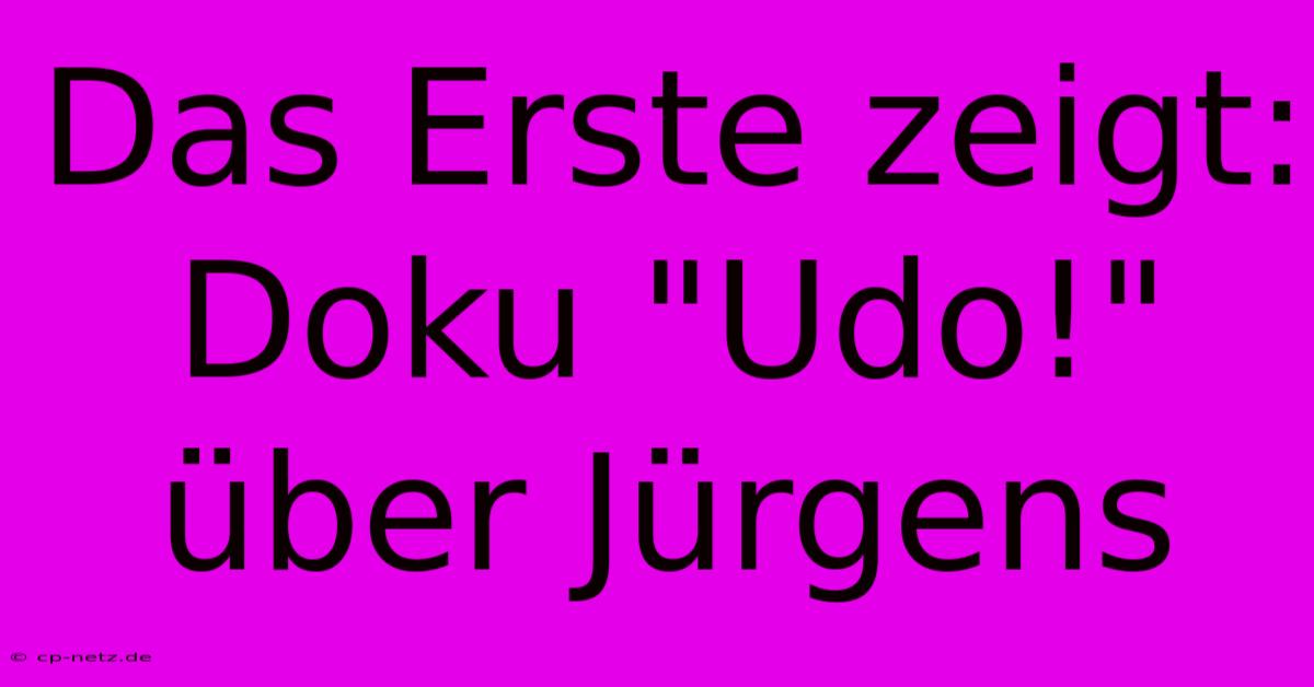 Das Erste Zeigt: Doku 