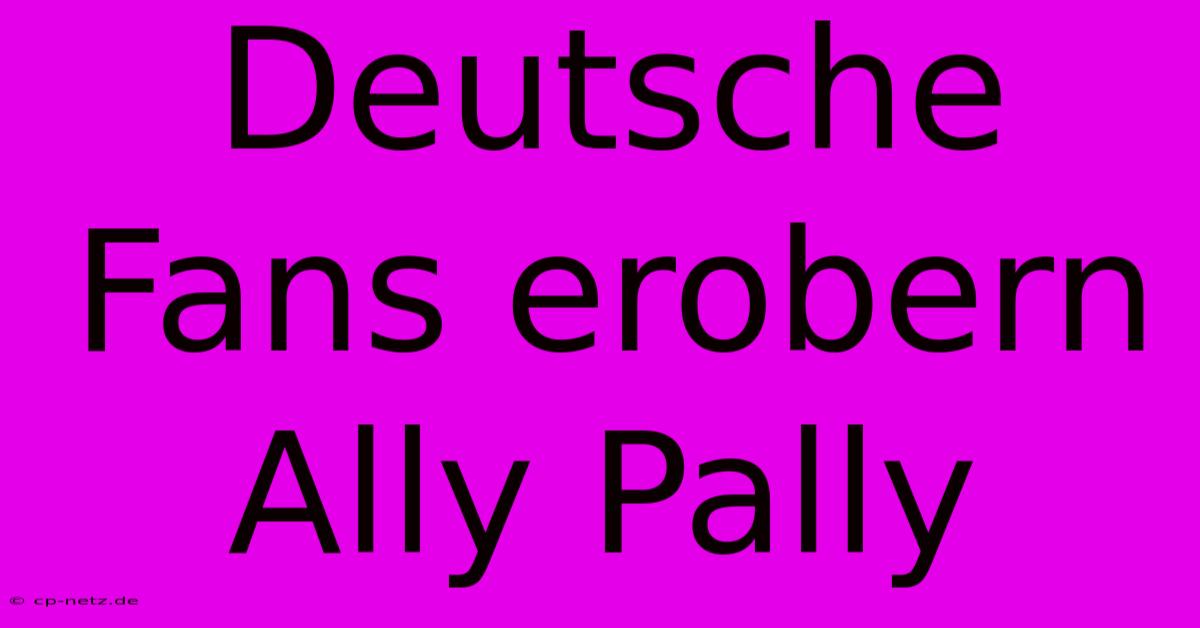 Deutsche Fans Erobern Ally Pally