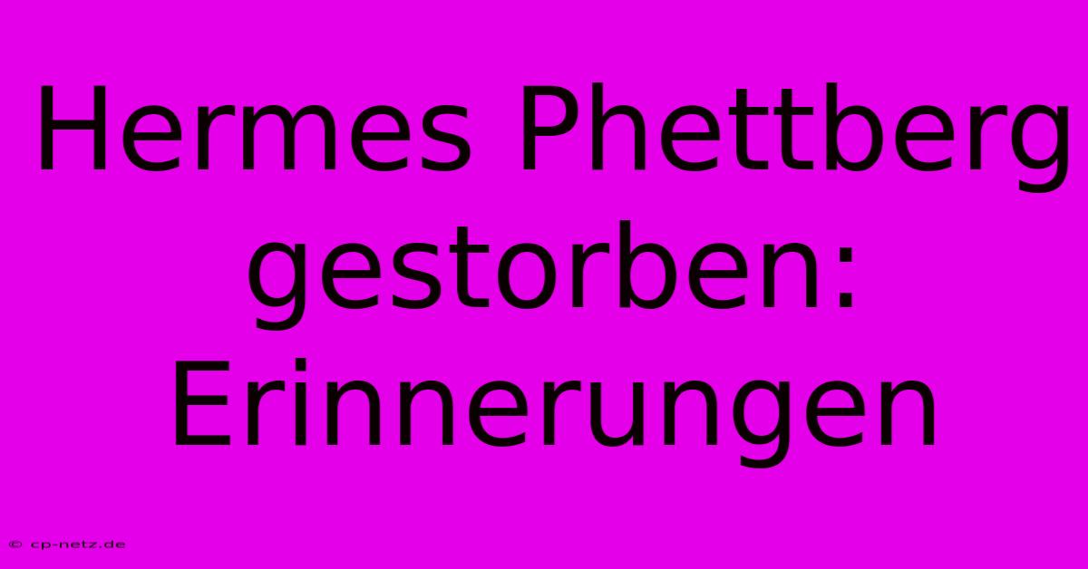 Hermes Phettberg Gestorben: Erinnerungen