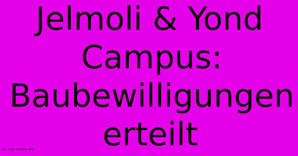 Jelmoli & Yond Campus: Baubewilligungen Erteilt