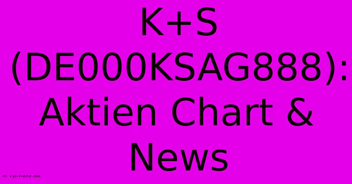 K+S (DE000KSAG888):  Aktien Chart & News