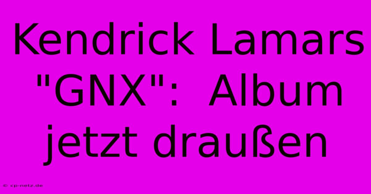 Kendrick Lamars 