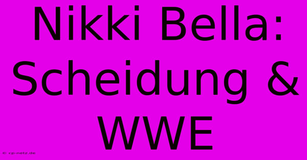 Nikki Bella: Scheidung & WWE