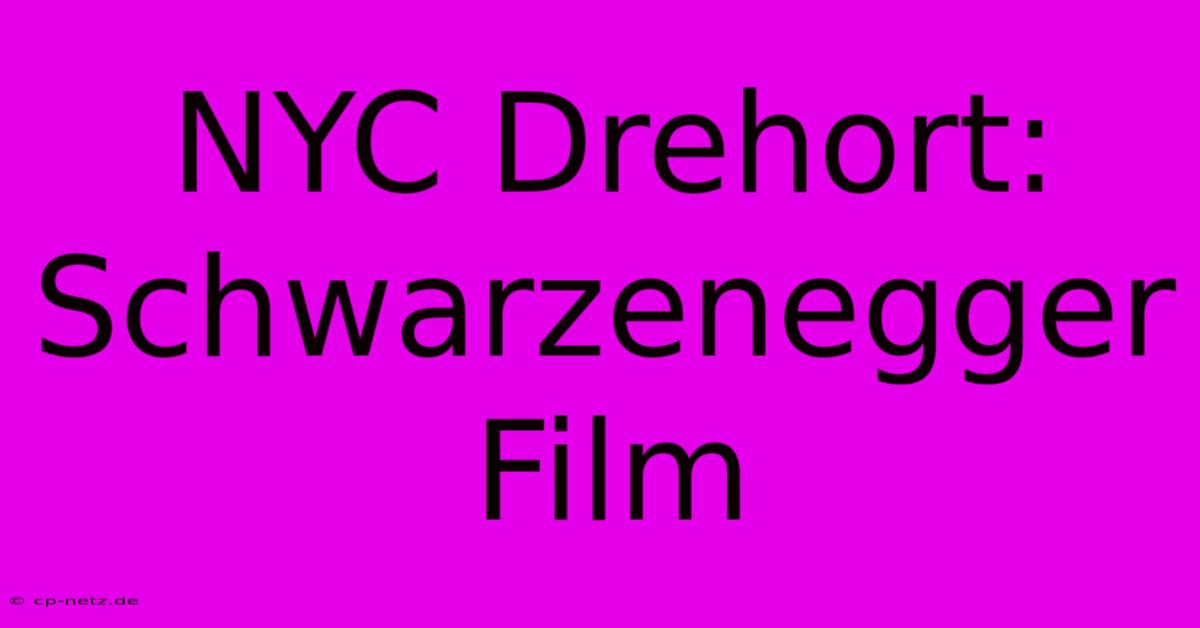 NYC Drehort: Schwarzenegger Film