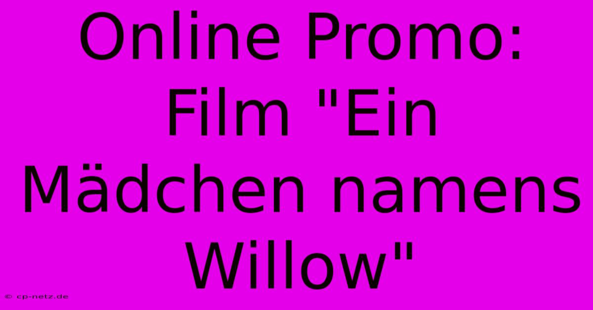 Online Promo: Film 