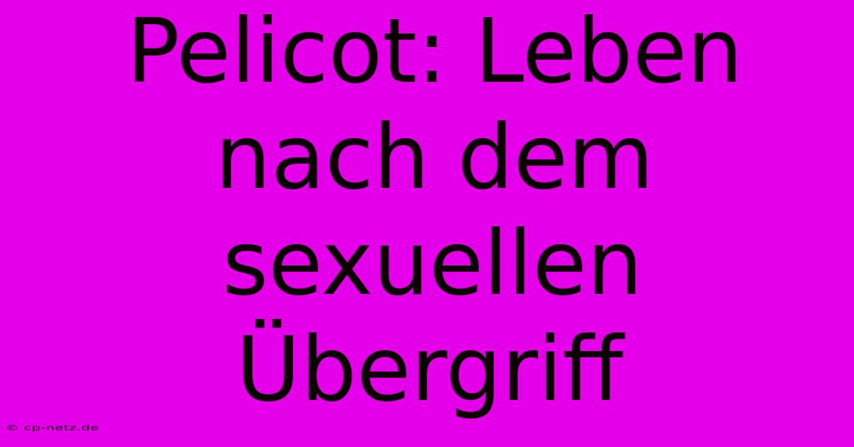 Pelicot: Leben Nach Dem Sexuellen Übergriff