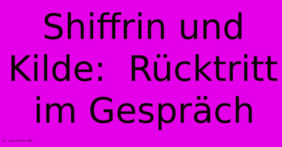 Shiffrin Und Kilde:  Rücktritt Im Gespräch