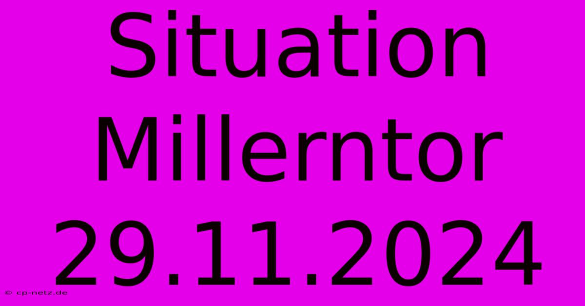 Situation Millerntor 29.11.2024