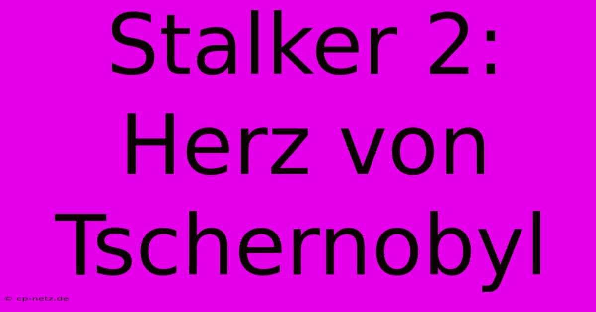 Stalker 2: Herz Von Tschernobyl