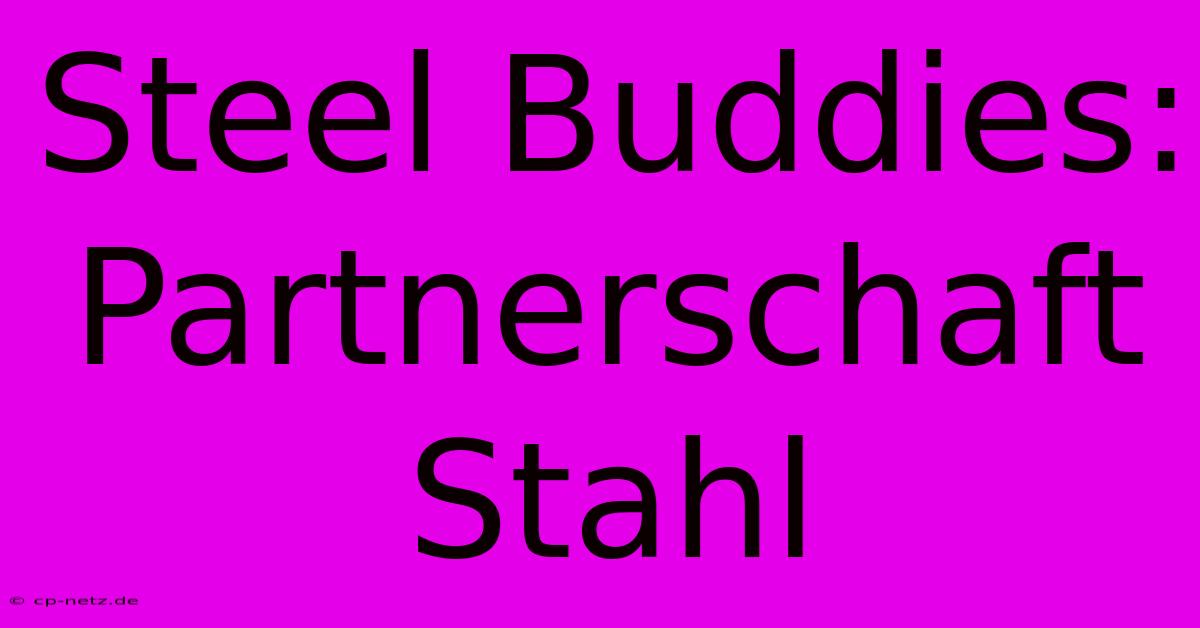 Steel Buddies:  Partnerschaft Stahl