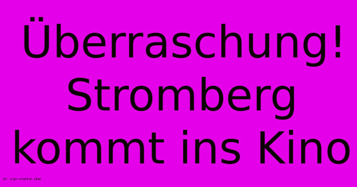 Überraschung! Stromberg Kommt Ins Kino