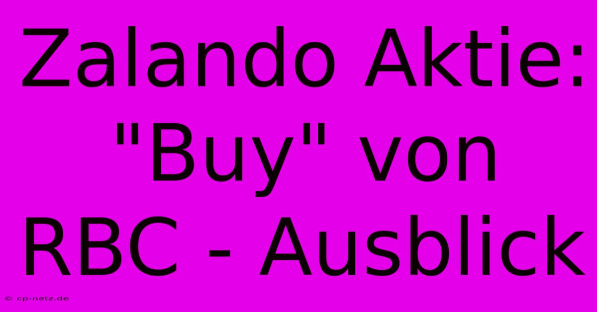 Zalando Aktie: 